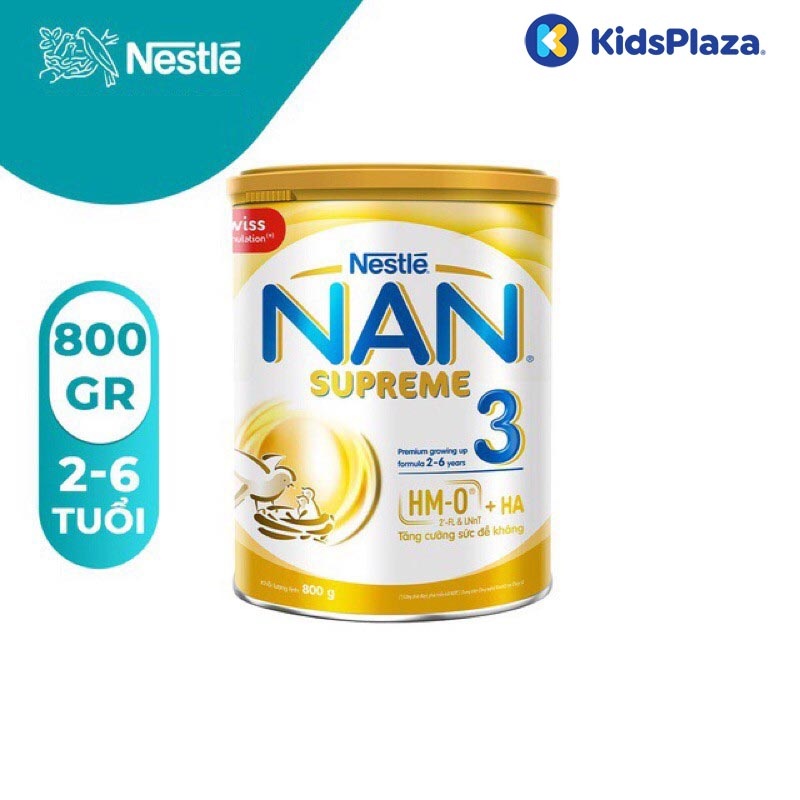 Sữa Nan Supreme 3 HMO cho bé 2-6 tuổi