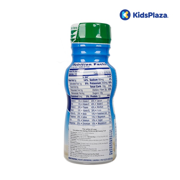 Thông tin sữa nước Pediasure Fiber