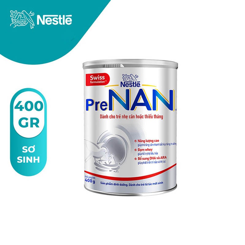 Sữa Pre Nan cho trẻ sơ sinh hộp 400g