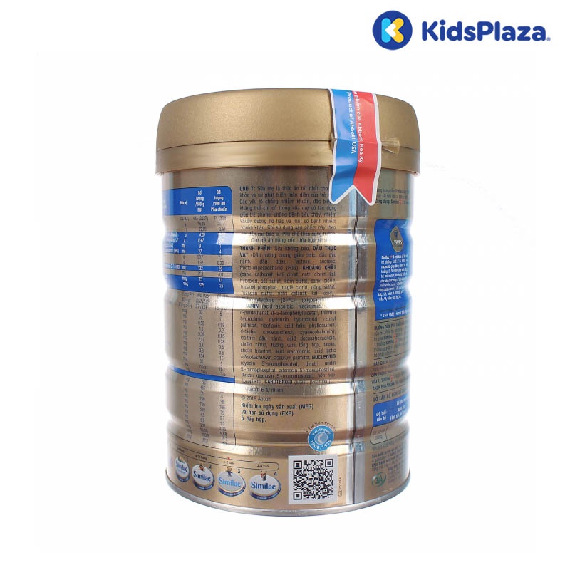 Sữa Similac IQ HMO Gold Lable số 3 900g (1-2 tuổi) hình 2