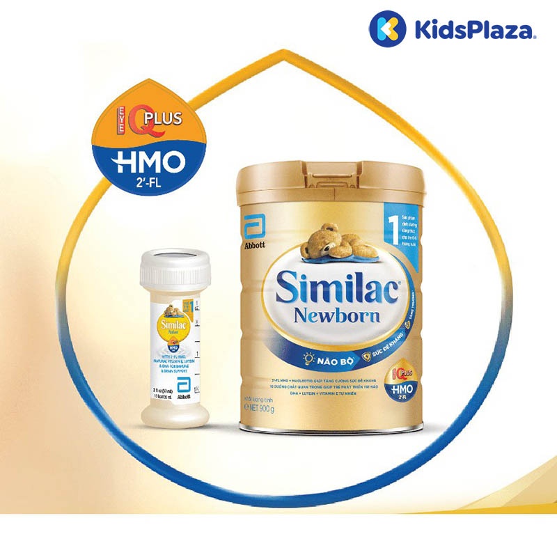 Sữa Similac IQ HMO Gold Lable Newborn 900g (0-6 tháng) hình 1