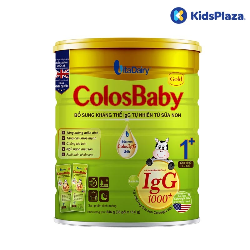 Sữa thanh Colosbaby Gold 1 546g cho bé 1-2 tuổi