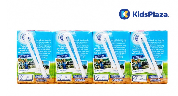 Sữa tươi tiệt trùng vị dâu Active 20+ Dutch Lady 110ml cho bé trên 1 tuổi hình 2