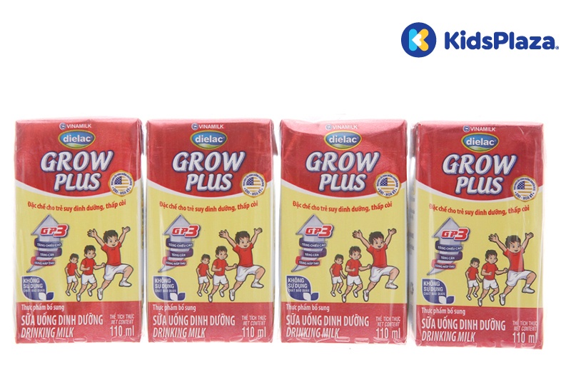 Sữa uống dinh dưỡng Dielac Grow Plus (4*180ml) cho bé trên 1 tuổi hình 2