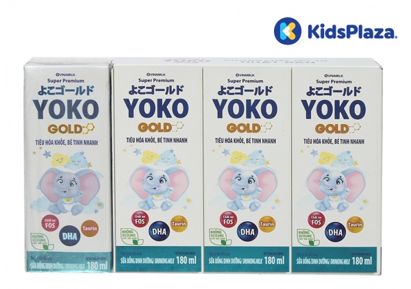 Sữa uống dinh dưỡng Vinamilk Yoko Gold (4*180ml) cho bé trên 1 tuổi hình 1
