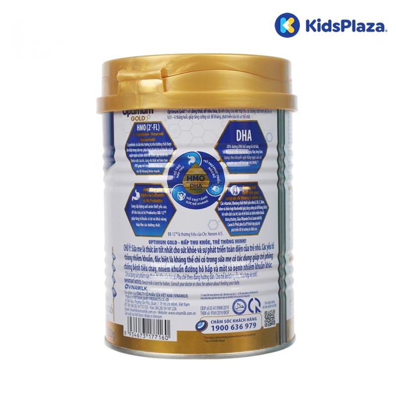 Sữa Vinamilk Optimum Gold 1 400g cho bé 0M-6M hình 2