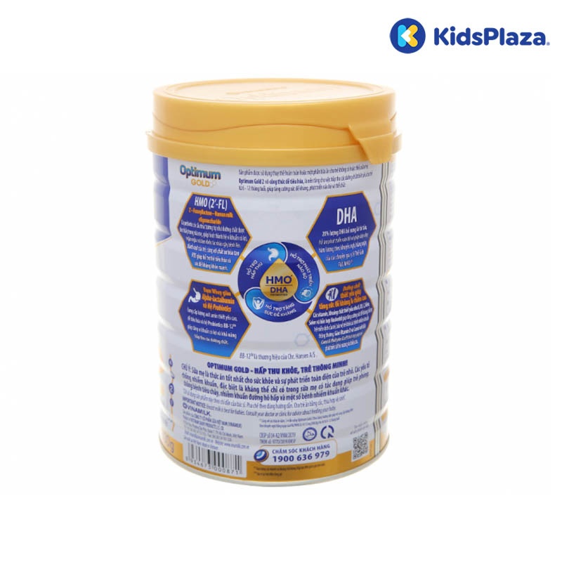 Sữa Vinamilk Optimum Gold 2 800g cho bé 6M-12M hình 3