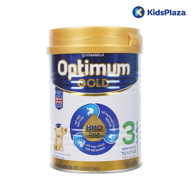 Sữa Vinamilk Optimum Gold 3 400g cho bé 1Y-2Y hình 1