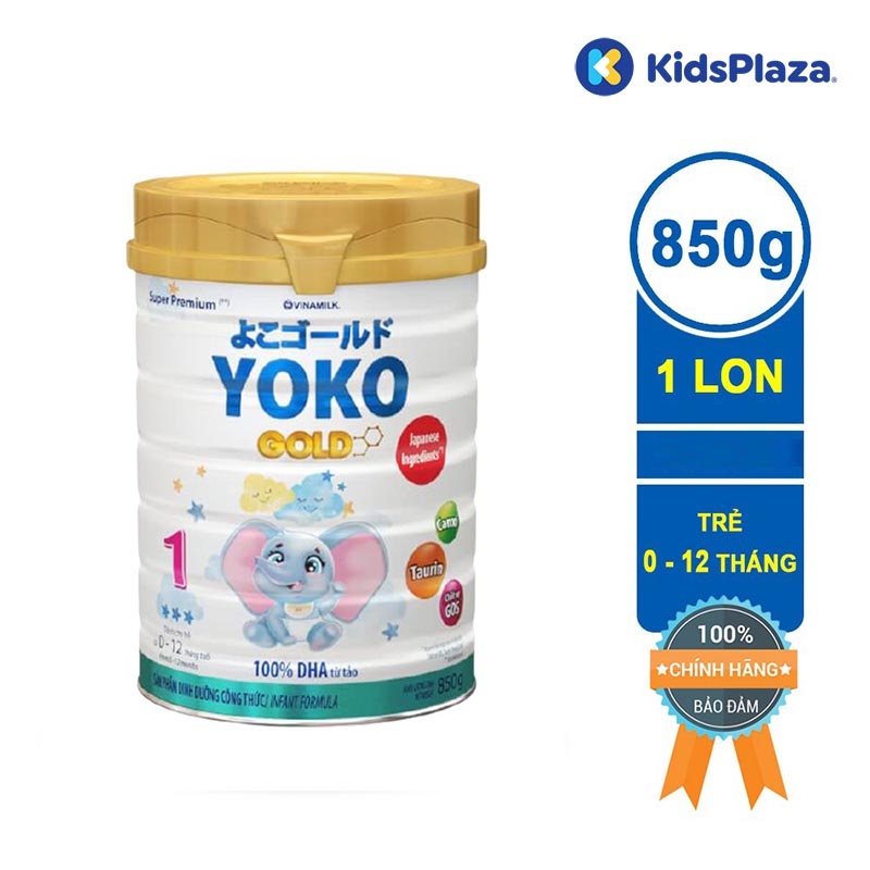 Sữa Vinamilk Yoko Gold 1 850g cho bé 0M-12M hình 1
