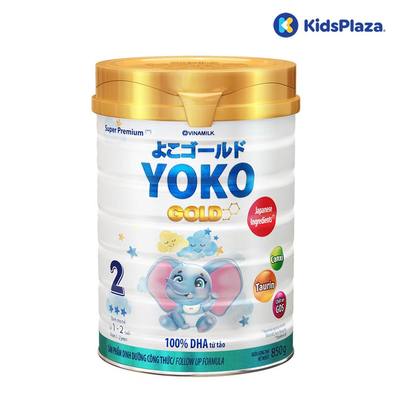 Sữa Vinamilk Yoko Gold 2 850g cho bé 1Y-2Y hình 1