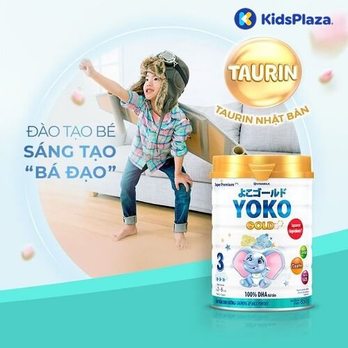 Sữa Vinamilk Yoko Gold 3 850g cho bé 2Y-6Y hình 1