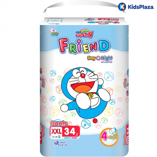 Bỉm - Tã quần Goon Friend size XXL 34 miếng (cho bé 15 - 25kg) hình 1