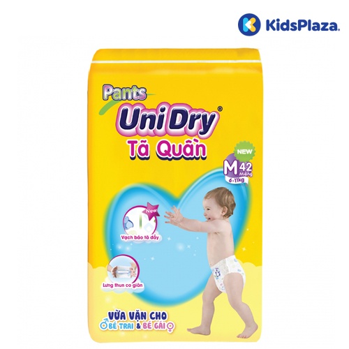 Bỉm - Tã quần Unidry size M 42 miếng (cho bé 6 - 11kg) hình 1