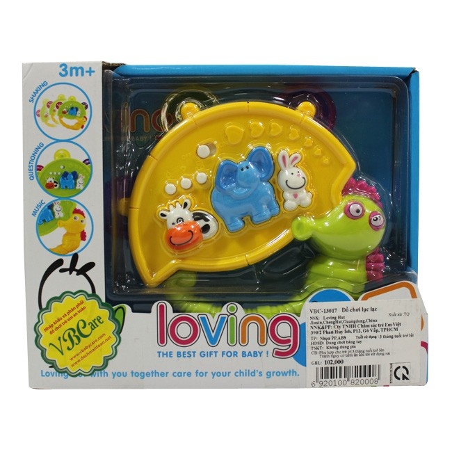 Lục lặc cầm tay cho bé  VBC-13017 hình 1