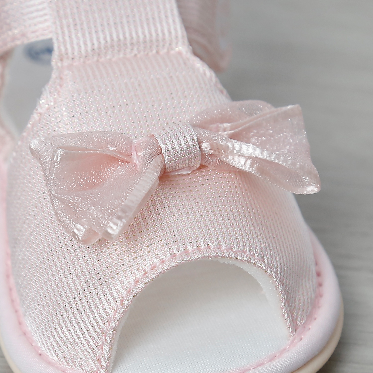 Dép sandal tập đi KidsPlaza đính nơ 25K-S05 (Hồng)