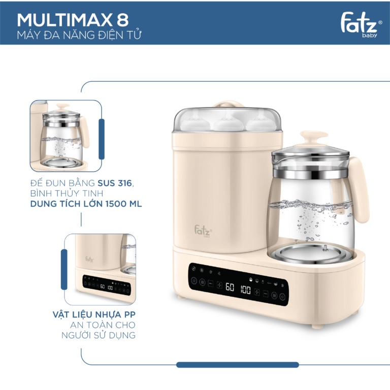 Máy đa năng điện tử Fatzbaby Multimax 8 FB9022BK hình 2