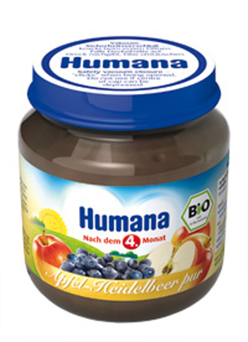 Thức ăn dinh dưỡng chế biến sẵn Táo-việt quất nguyên chất (125g) hình 1