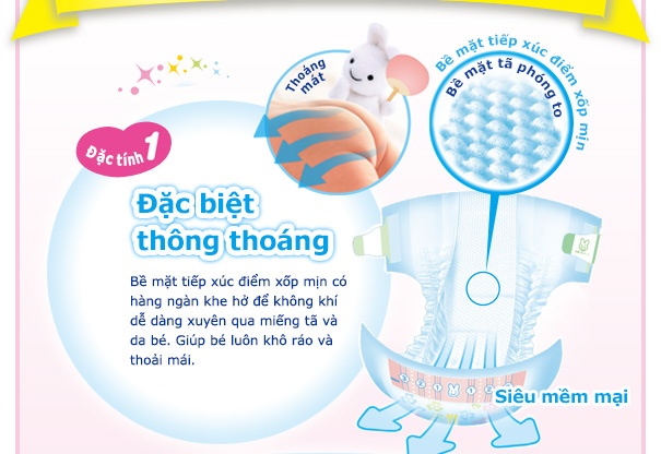 Bỉm - Tã dán Merries size XL 44 miếng (cho bé 12 - 20kg) hình 1