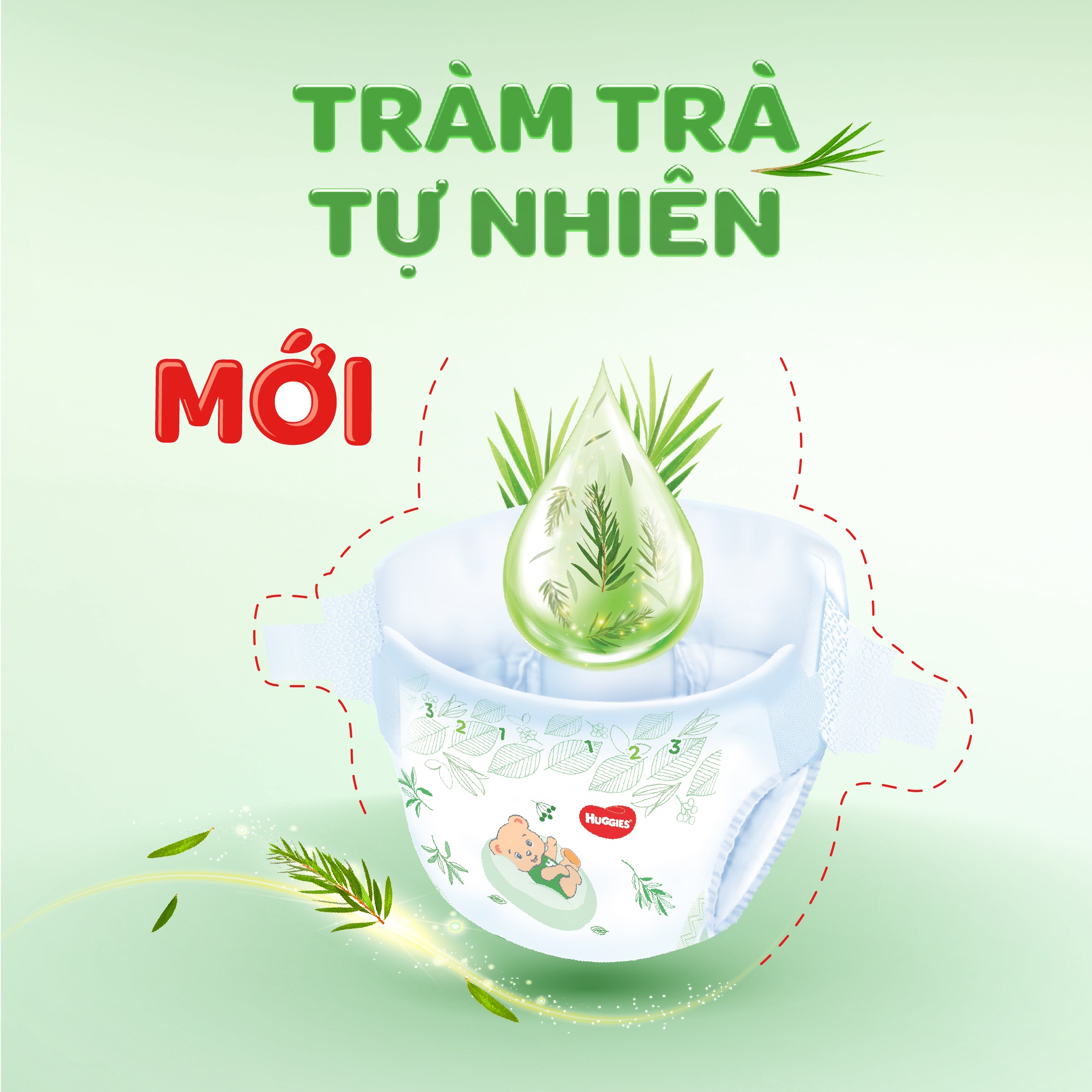 Bỉm - Tã dán Huggies size M 76 miếng (cho bé 6-11kg) hình 3