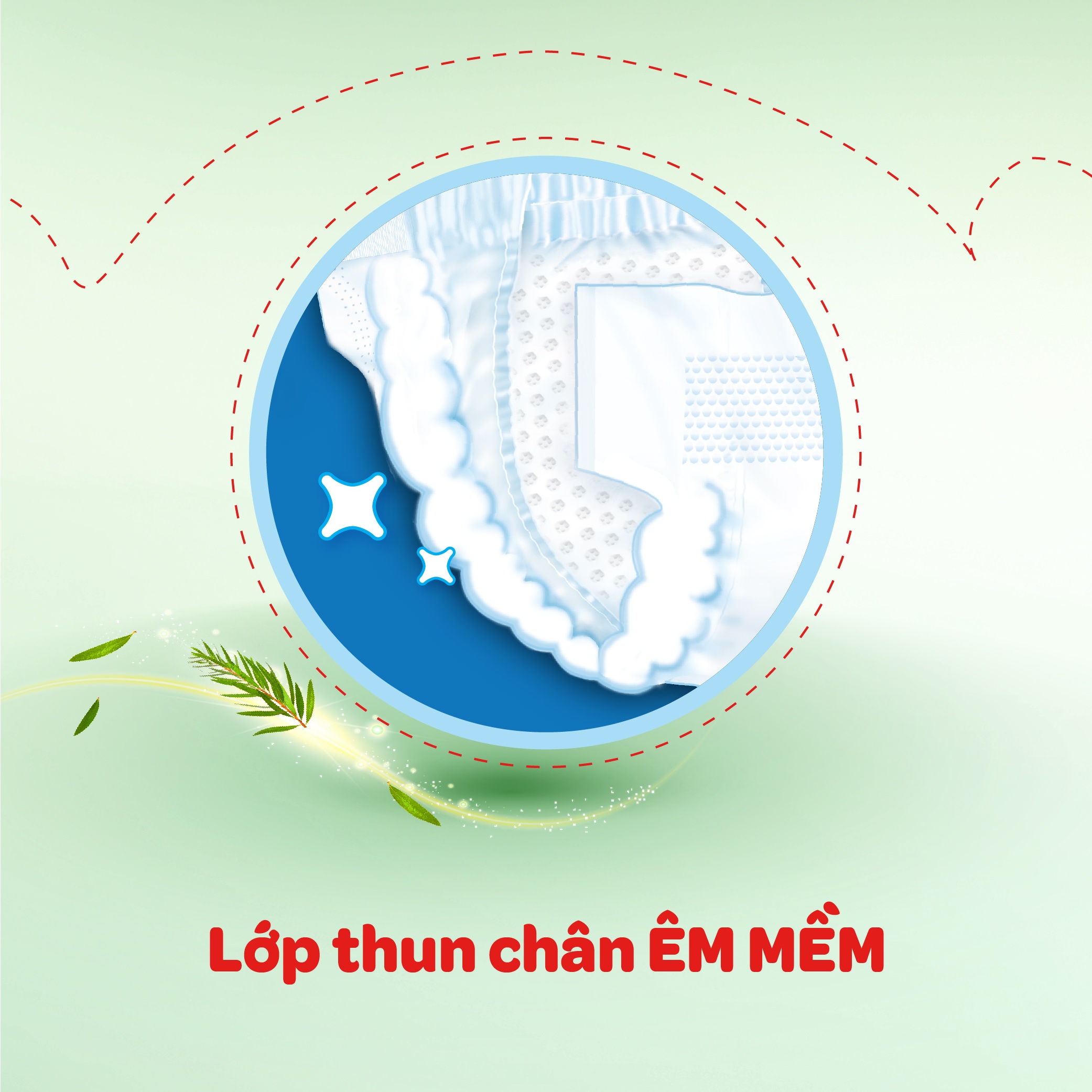 Bỉm - Tã dán Huggies size M 76 miếng (cho bé 6-11kg) hình 9