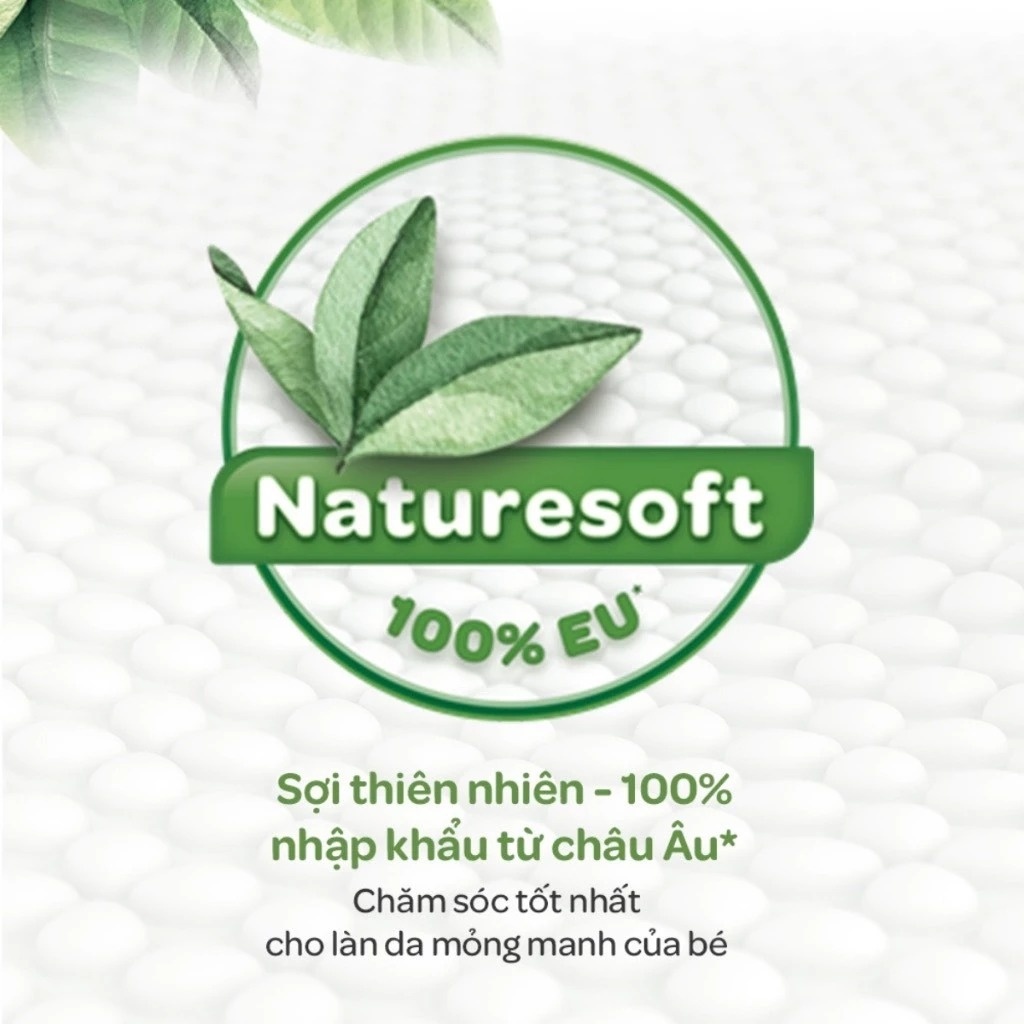 Bỉm/ tã dán Huggies Naturemade size S82 (cho bé từ 4 - 8 kg) - EC