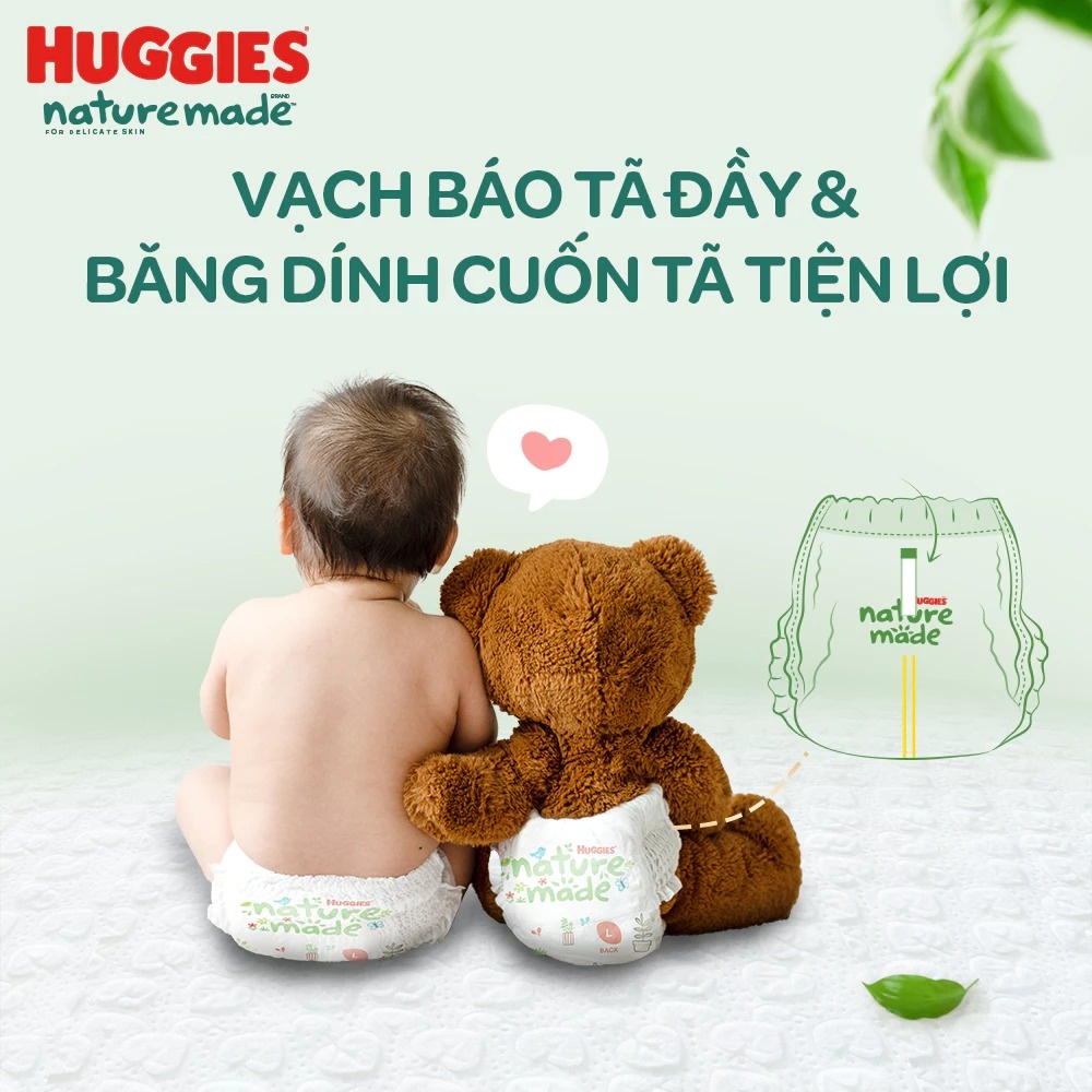 Bỉm/ tã quần Huggies Naturemade size M58 (cho bé từ 6-11kg) - EC hình 3