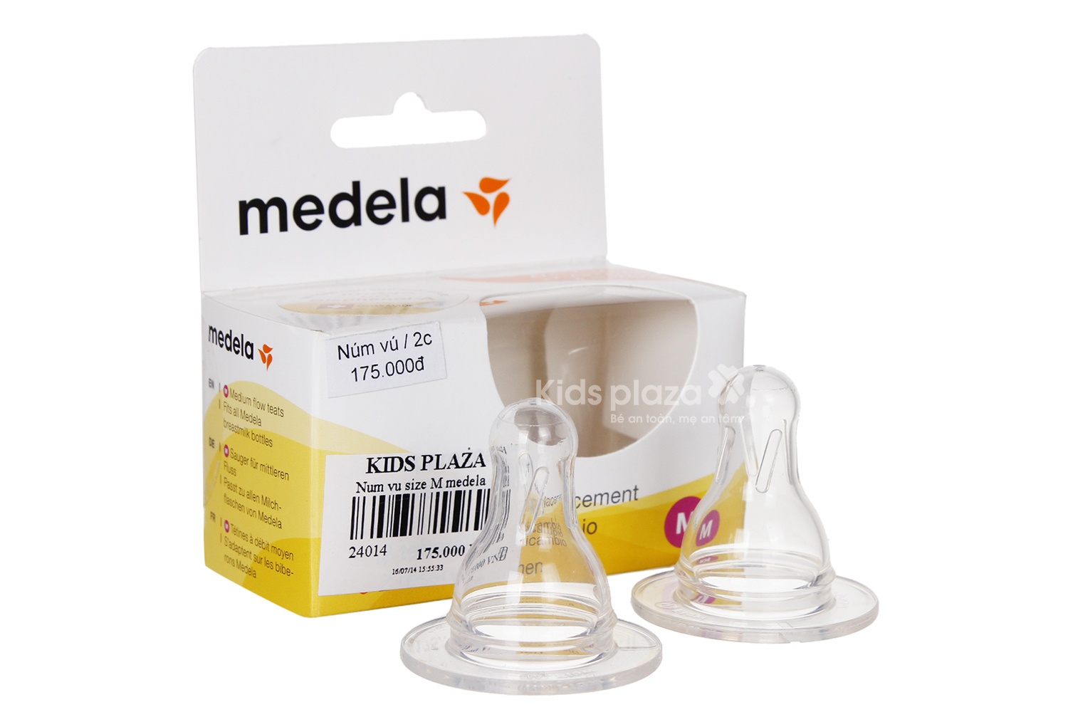 Núm ty Medela size M cho bé 6M+ hình 2