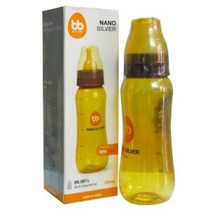 Bình sữa Nano Silver 250ml Baby One cổ hẹp hình 1