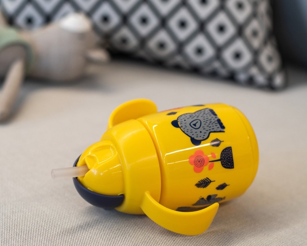 Bình tập uống nước có ống hút Tommee Tippee 300ml - Vàng hình 2