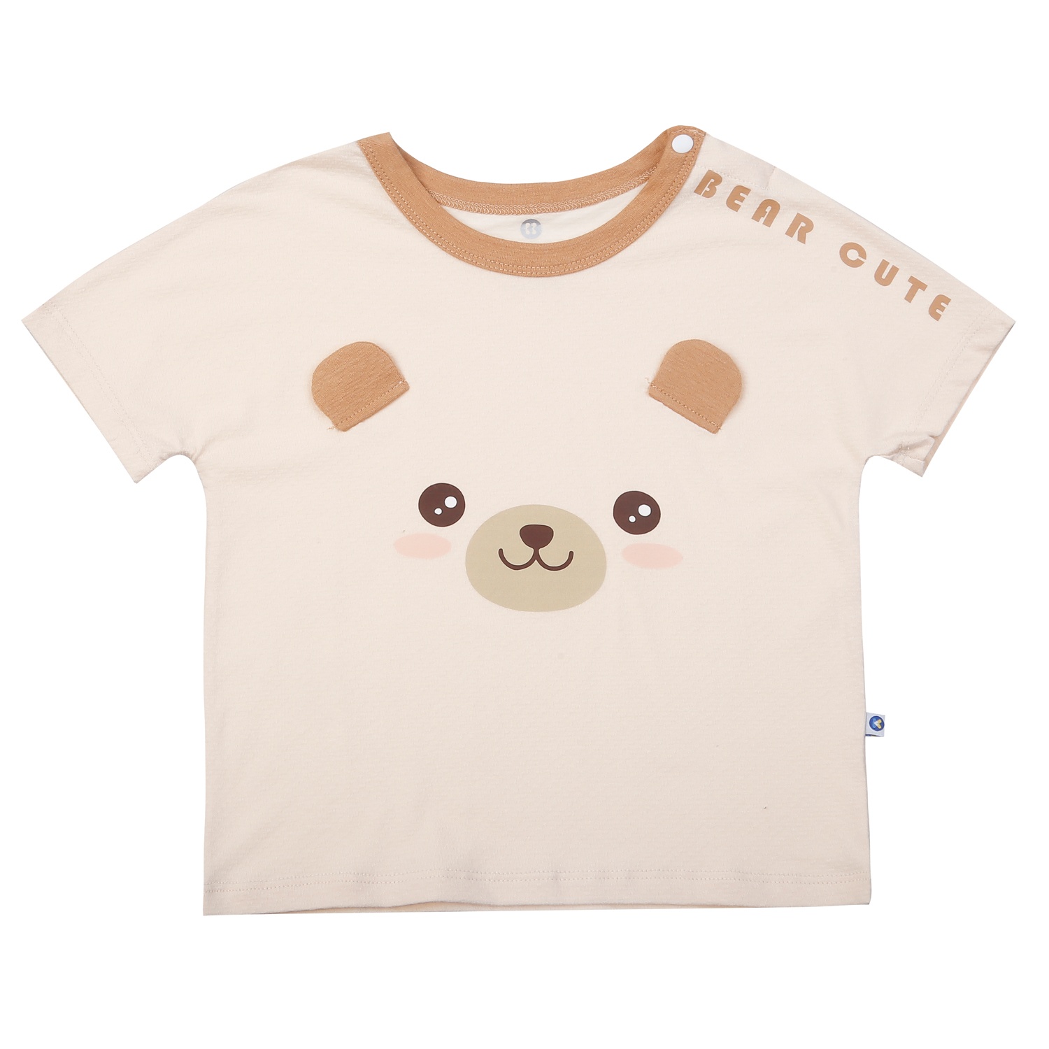Bộ cộc bé trai KidsPlaza in Bear HN25H (Nâu be) 
