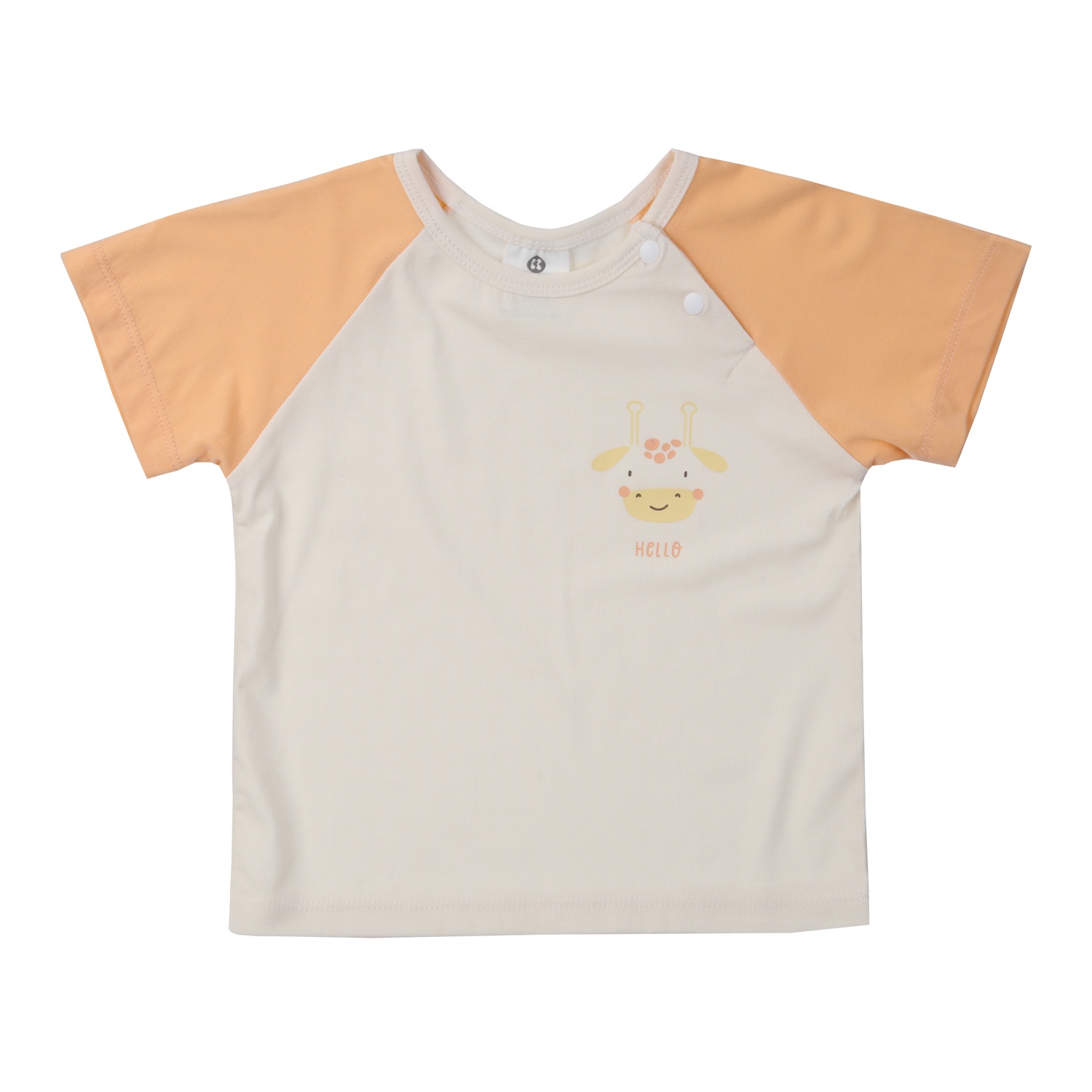 Bộ quần áo cộc tay bé trai KidsPlaza Otis ND24H (Cam) hình 2