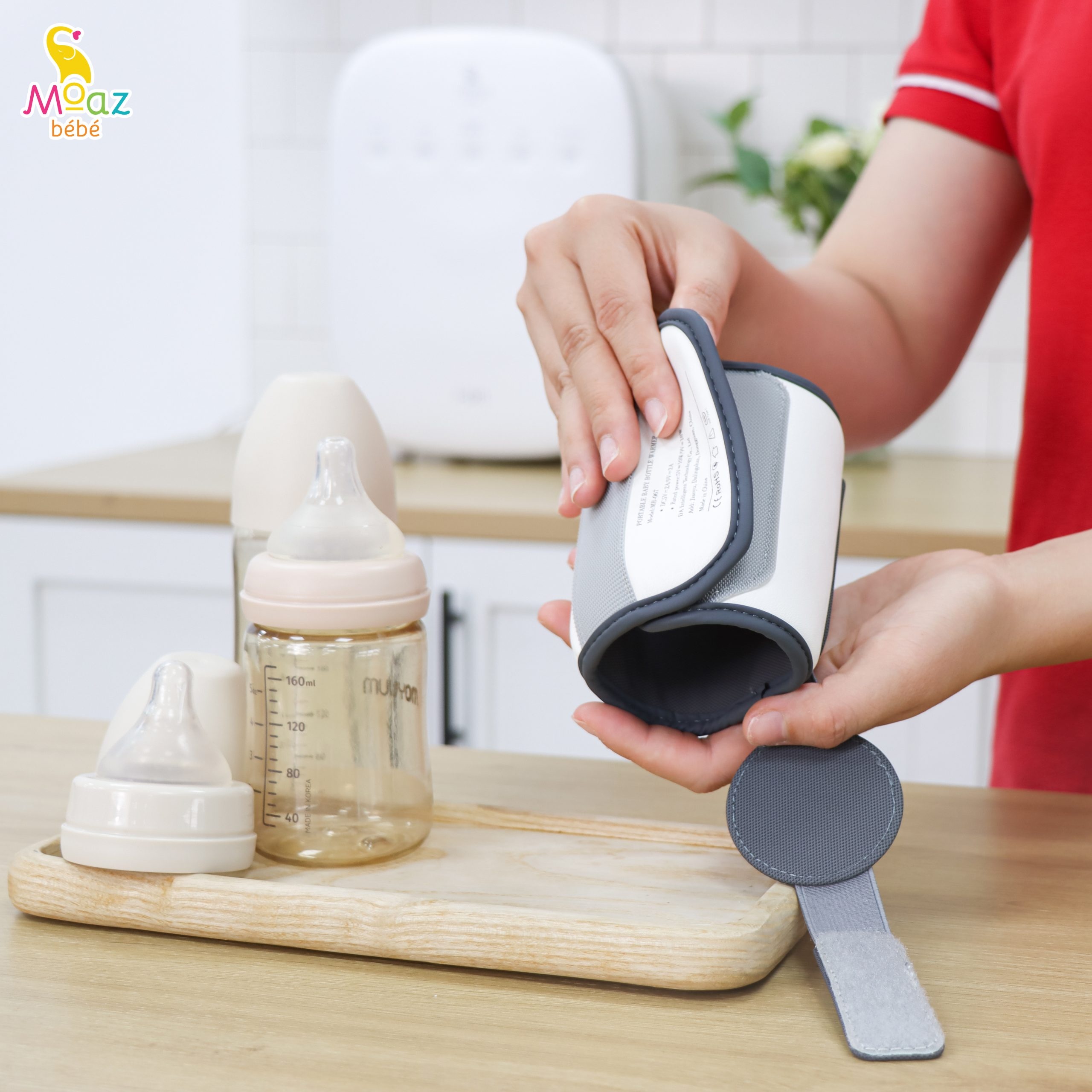 Túi ủ bình sữa di động Moaz BéBé MB-067 hình 2