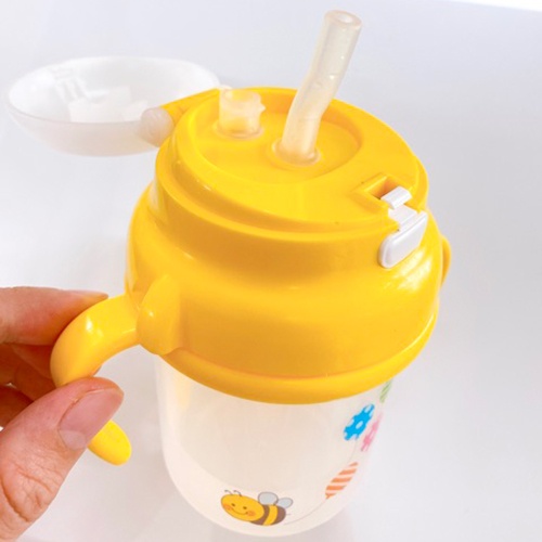 Bình tập uống nước cho bé Kids&Mama 270ml (Màu ngẫu nhiên) hình 2