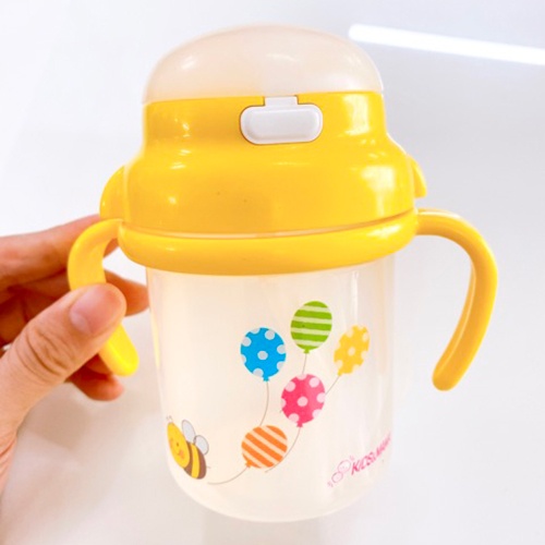 Bình tập uống nước cho bé Kids&Mama 270ml (Màu ngẫu nhiên) hình 4