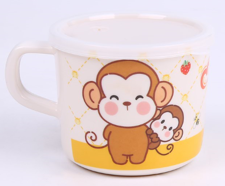 Cốc uống nước Mamago Cute Monkey 003 75g hình 1