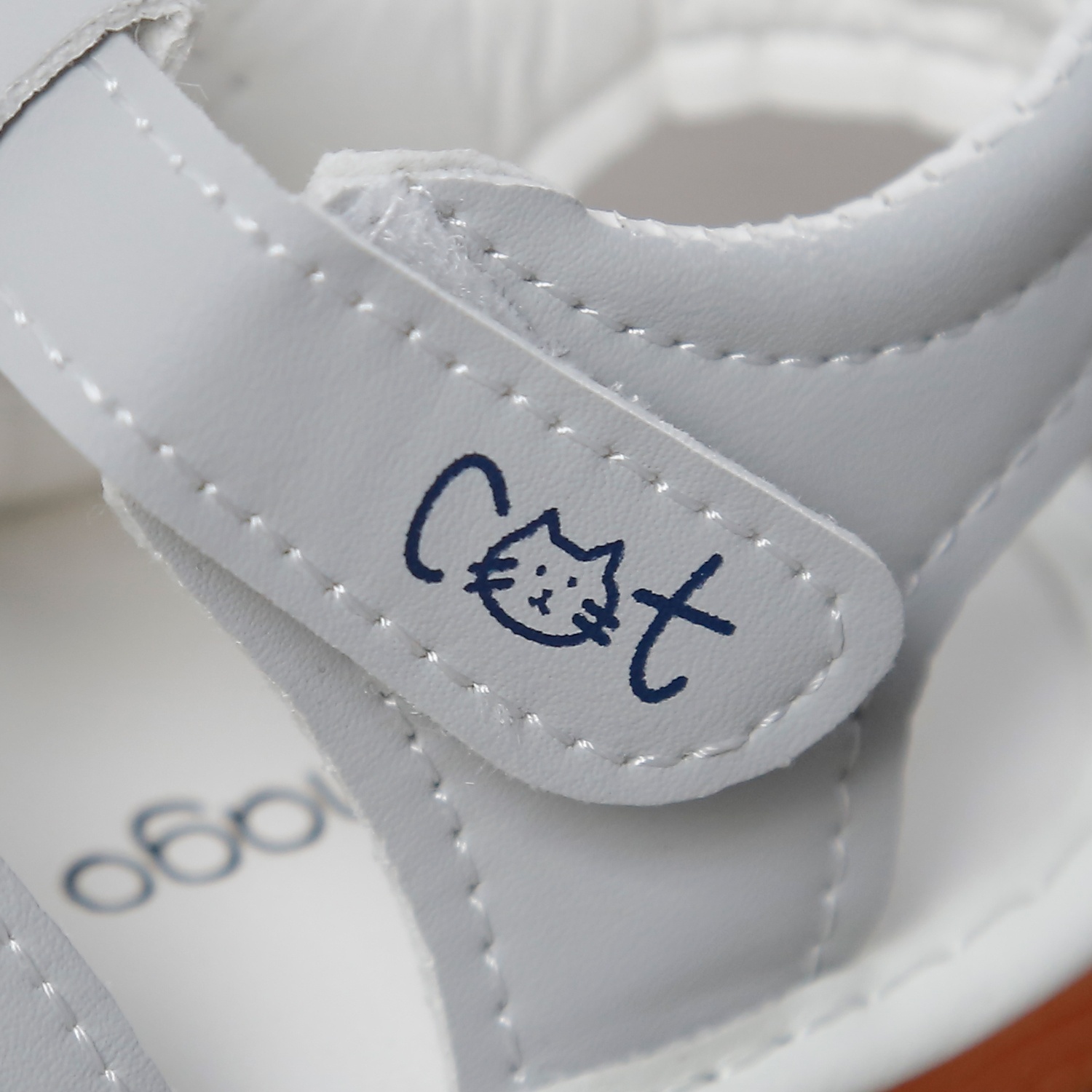 Dép sandal tập đi kèn Mamago 25MS10 Cat (Ghi)