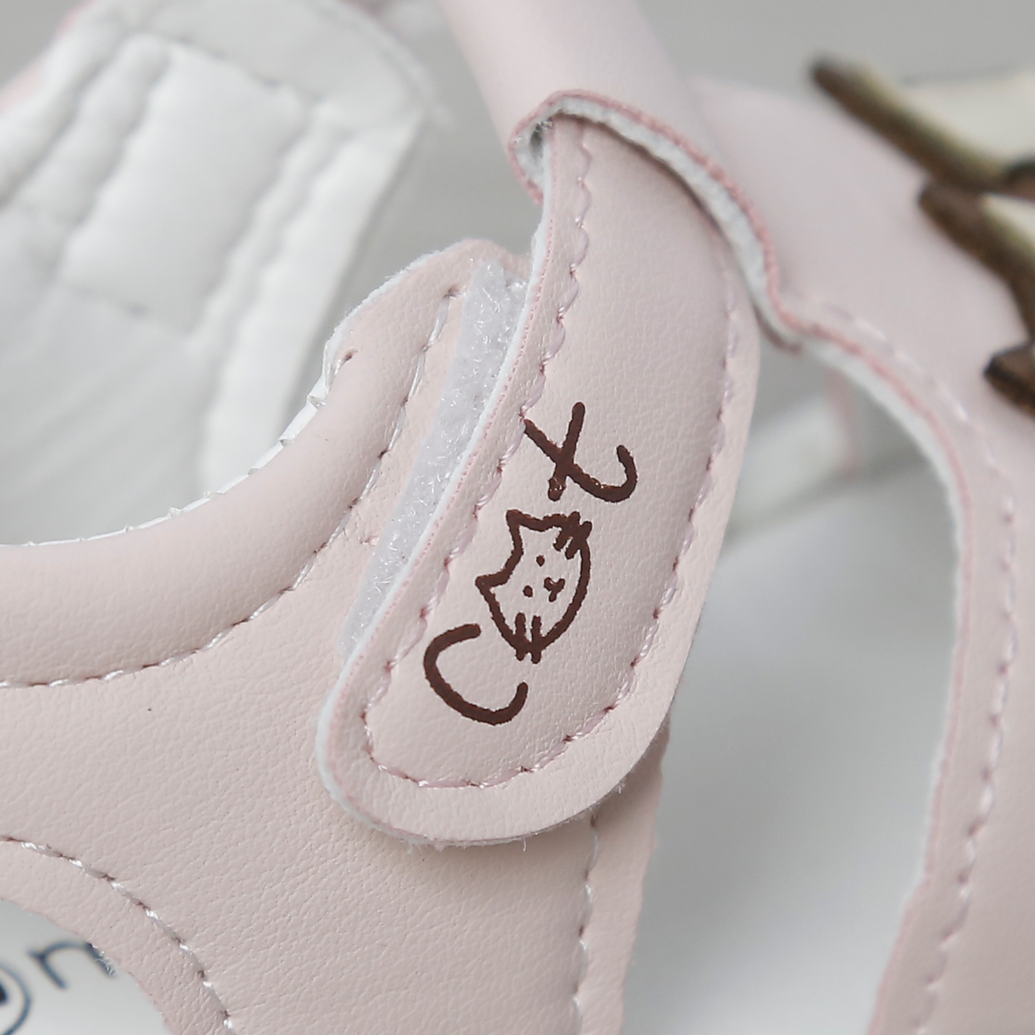 Dép sandal tập đi kèn Mamago 25MS10 Cat (Hồng)