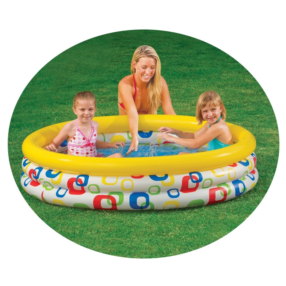 Bể bơi phao INTEX hoa tròn 1m47 - 58439 hình 3