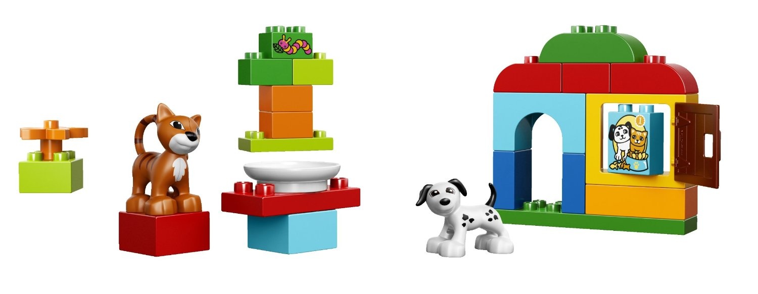Đồ chơi Duplo 10570 hộp quà cún và mèo con hình 3