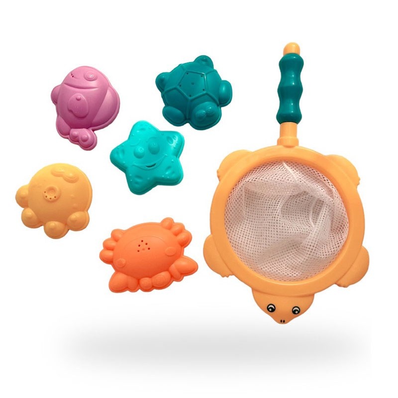 Sét vợt bắt cá và 5 sinh vật biển HE0229 hình 3