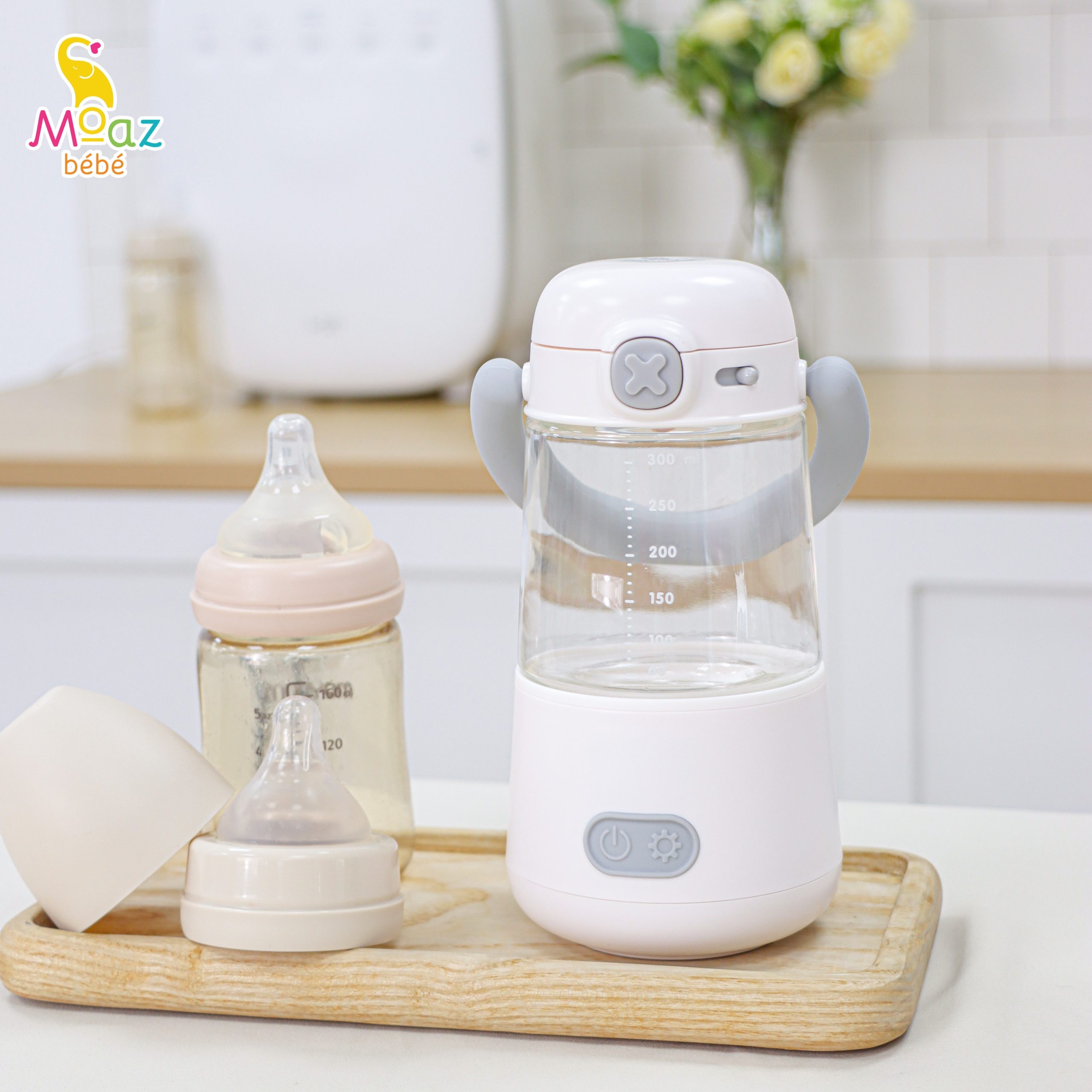 Máy hâm sữa, hâm nước mini Moaz BéBé  MB069 hình 2