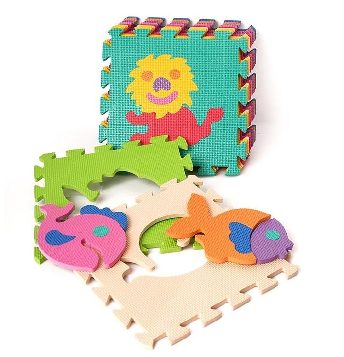 Bộ thảm xốp động vật  30*30 hình 2