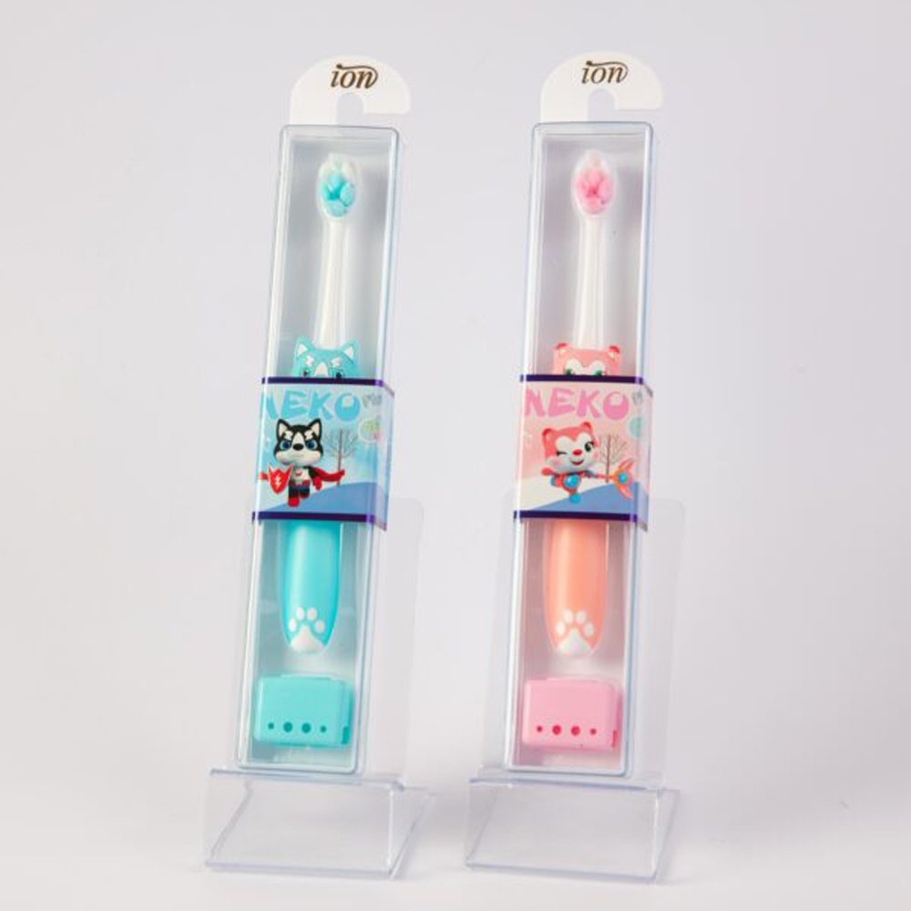 Bàn chải đánh răng cho bé Ion-Neko Plus 2-8Y hình 1