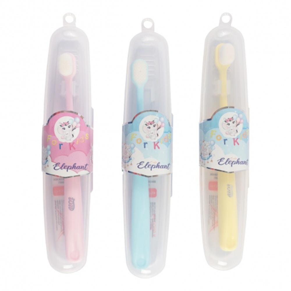 Bàn chải đánh răng dành cho bé Ion-Elephan 1-3Y (Màu ngẫu nhiên) hình 1