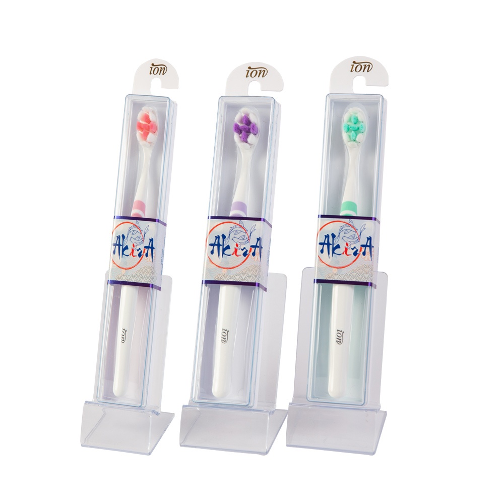 Bàn chải đánh răng dành cho người lớn Ion-AKira Box (Màu ngẫu nhiên) hình 1