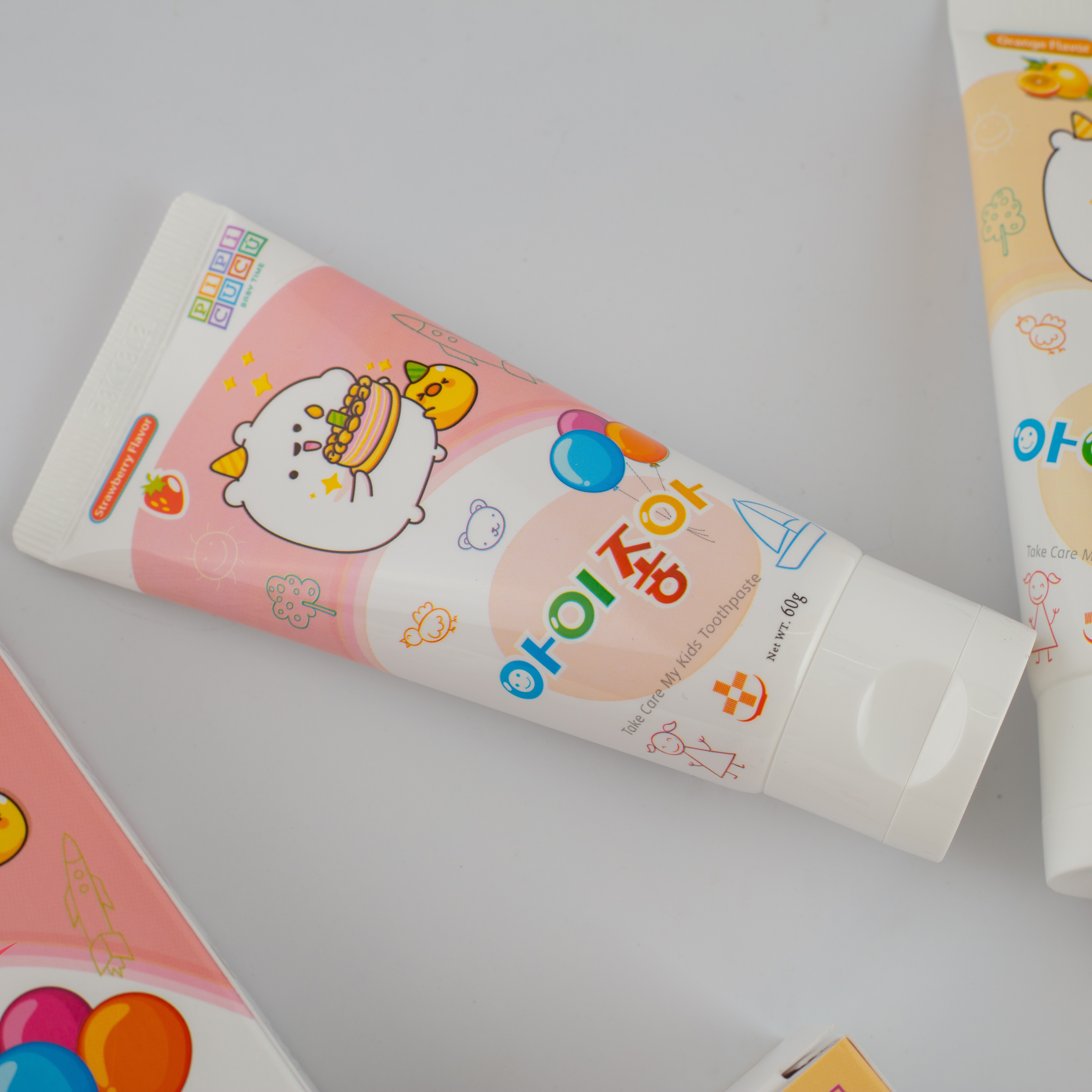 Kem đánh răng hương dâu Pipi Cucu cho bé 2-6Y hình 3