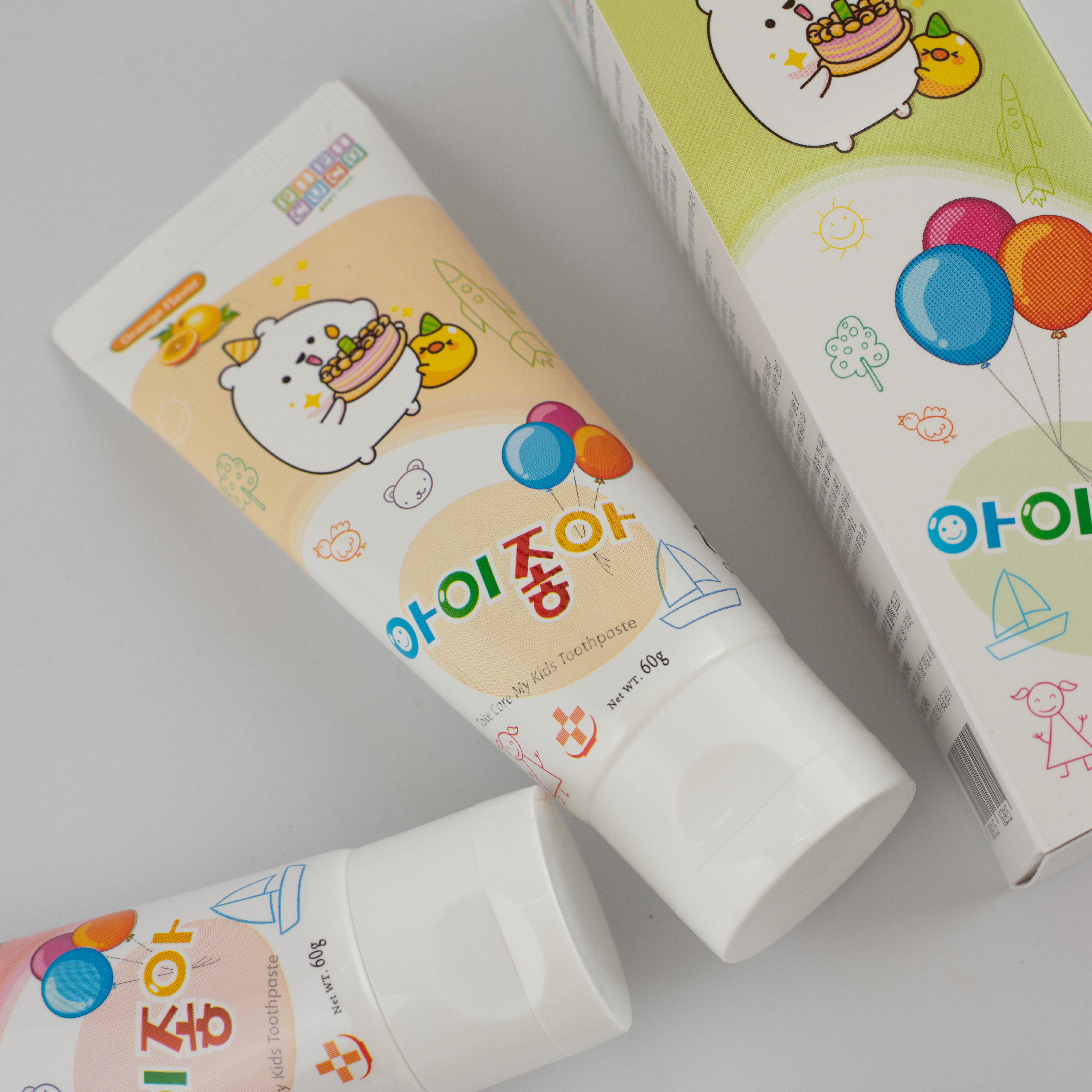 Kem đánh răng Pipi Cucu dành cho bé 2-6Y hương cam hình 3