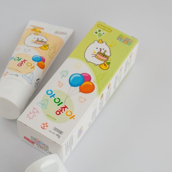 Kem đánh răng Pipi Cucu hương nho xanh cho bé 2-6Y hình 2