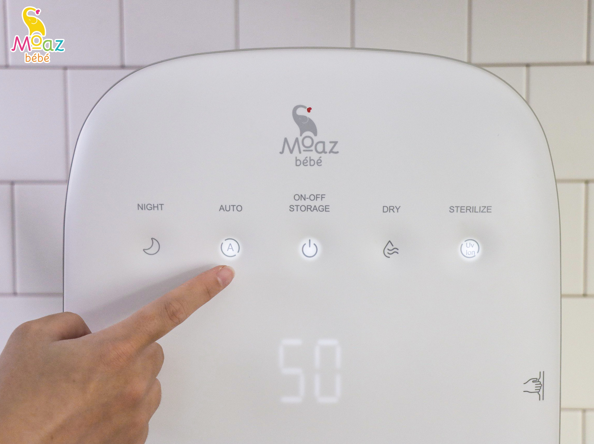 Máy tiệt trùng UV ION Moaz BéBé MB-072 hình 2