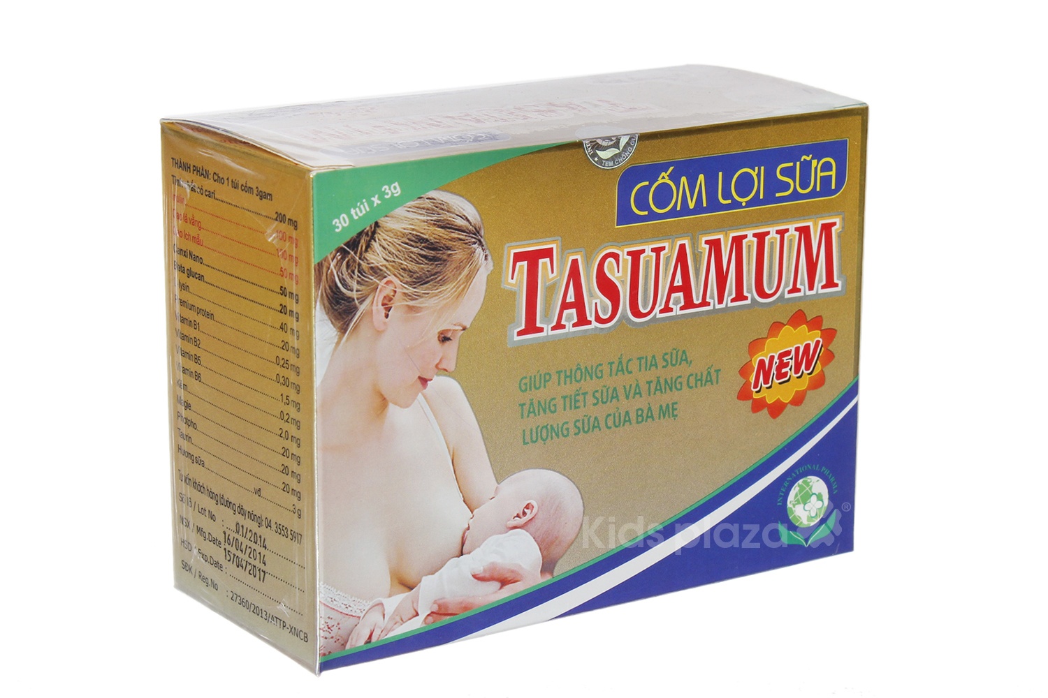 Cốm lợi sữa Tasuamum 30x3g 2 Cốm lợi sữa Tasuamum 30x3g hình 2